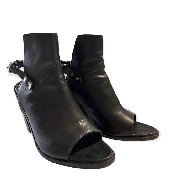 Rag and Bone Leather Peep Toe Heels/Bootie - Picture 8 of 15